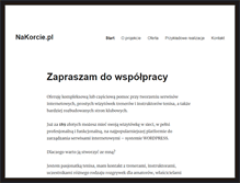 Tablet Screenshot of nakorcie.pl